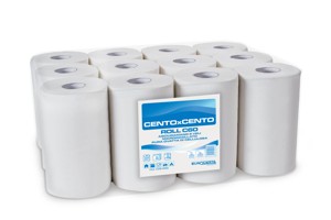 ASCIUGAMANI 2 VELI PURA CELLULOSA 60 MT (CF. 12RT) Foto prodotto